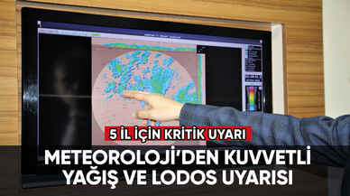 Meteoroloji'den kuvvetli yağış ve lodos uyarısı