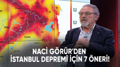 Naci Görür'den beklenen İstanbul depremi için 7 öneri!