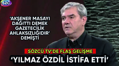 Sözcü TV'de Yılmaz Özdil şoku: İstifa mı etti?