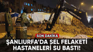 Son dakika... Şanlıurfa'da sel felaketi!