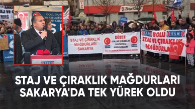 Staj ve çıraklık mağdurları Sakarya'dan seslendi: Hakkımızı aramaya devam edeceğiz