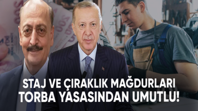 Staj ve çıraklık mağdurları torba yasasından umutlu!