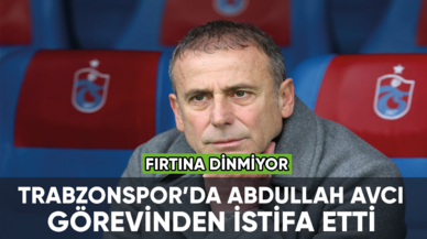 Trabzonspor'da teknik direktör Abdullah Avcı görevinden istifa etti