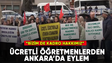 Ücretli öğretmenlerden eylem!