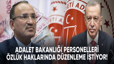 Adalet Bakanlığı personelleri özlük haklarında düzenleme istiyor!