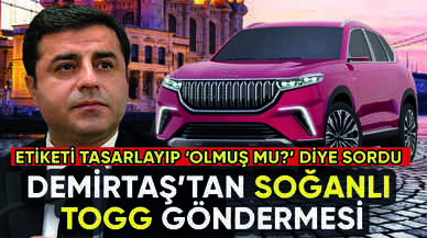 Selahattin Demirtaş'tan soğanlı Togg göndermesi