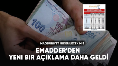 EMADDER'den yeni bir açıklama!