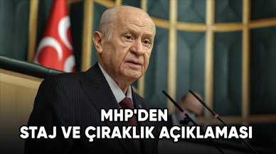 MHP'den staj ve çıraklık açıklaması