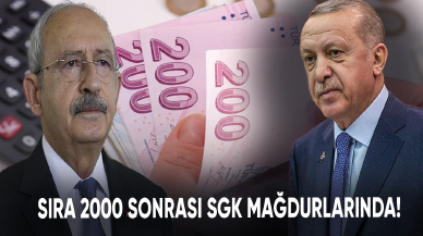 Sıra 2000 sonrası SGK mağdurlarında!