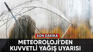 Son dakika... Meteoroloji'den kuvvetli yağış uyarısı