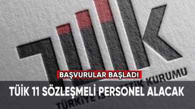 TÜİK 11 sözleşmeli personel alacak, başvurular başladı!