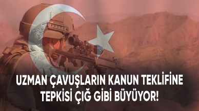 Uzman çavuşların kanun teklifine tepkisi çığ gibi büyüyor!