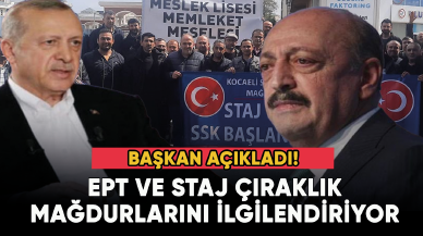 Başkan açıkladı! EPT ve staj çıraklık mağdurlarını ilgilendiriyor