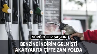 Benzine indirim gelmişti, akaryakıta çifte zam yolda