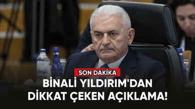 Binali Yıldırım'dan dikkat çeken açıklama!