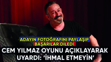 Cem Yılmaz oyunu açıklayarak uyardı: İhmal etmeyin