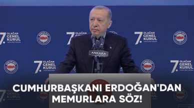 Cumhurbaşkanı Erdoğan'dan memurlara söz!