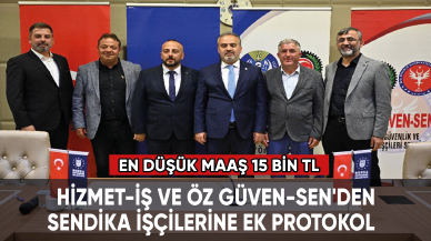 Hizmet-İş ve Öz Güven-Sen'den, sendika işçilerine ek protokol