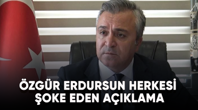 Özgür Erdursun flaş açıklama