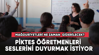 Piktes öğretmenleri seslerini duyurmak istiyor