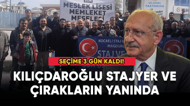 Seçime 3 gün kaldı! Kılıçdaroğlu stajyer ve çırakların yanında