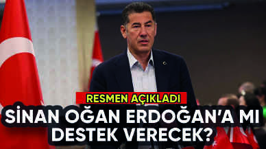 Sinan Oğan Erdoğan'ı mı destekleyecek? Resmen açıkladı