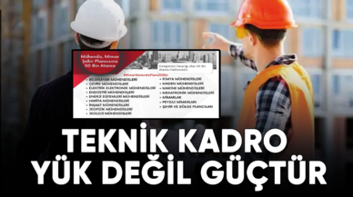 Teknik kadro yük değil güçtür