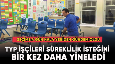 TYP işçileri süreklilik isteğini bir kez daha yineledi