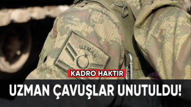 Uzman çavuşlar unutuldu!