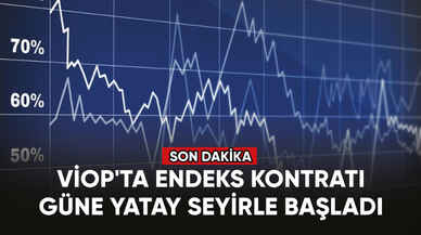 VİOP'ta endeks kontratı güne yatay seyirle başladı