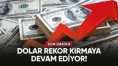 Dolar/TL rekor kırmaya devam ediyor!