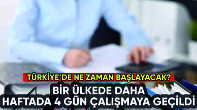 Bir ülke daha haftada 4 gün çalışmaya geçti