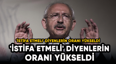 Kılıçdaroğlu anketinde çarpıcı sonuç! 'İstifa etmeli' diyenlerin oranı yükseldi