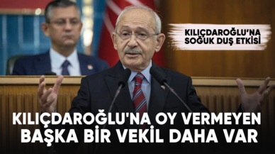 Kılıçdaroğlu'na oy vermeyen başka bir vekil daha var