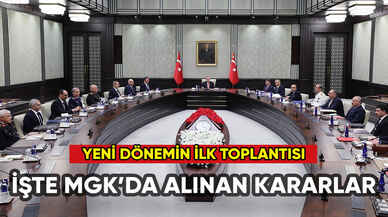 İşte yeni dönemin ilk MGK'sında alınan kararlar