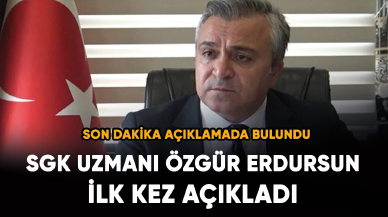 Son dakika... Özgür Erdursun ilk kez açıkladı