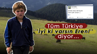 Tüm Türkiye ‘’İyi ki varsın Eren!’’ diyor…