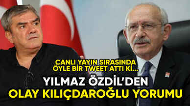 Kılıçdaroğlu canlı yayındayken Yılmaz Özdil'den olay tweet