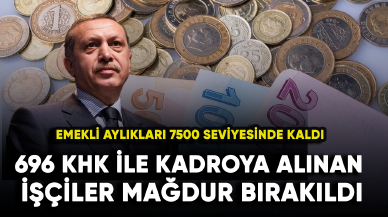 696 sayılı KHK ile kadroya alınan işçiler mağdur bırakıldı