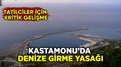 Kastamonu'da denize girme yasağı