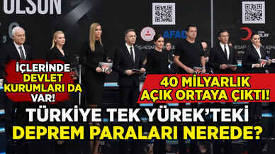 Türkiye Tek Yürek'te toplanan deprem paraları nerede?