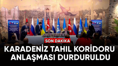 Karadeniz Tahıl Koridoru Anlaşması durduruldu