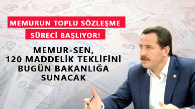 Memurun toplu sözleşme süreci başlıyor!