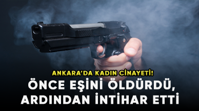 Önce eşini öldürdü, ardından intihar etti!