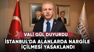 Vali Gül duyurdu: İstanbul'da açık alanlarda nargile içilmesi yasaklandı