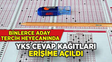 YKS cevap kağıtları erişime açıldı