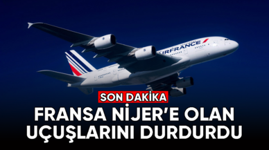 Air France, Nijer uçuşlarını askıya aldı