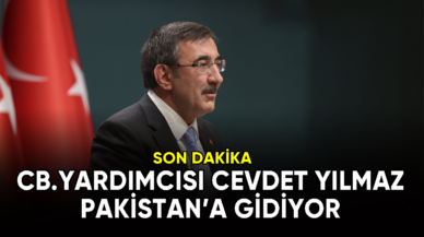 Cumhurbaşkanı Yardımcısı Cevdet Yılmaz Pakistan'a gidiyor