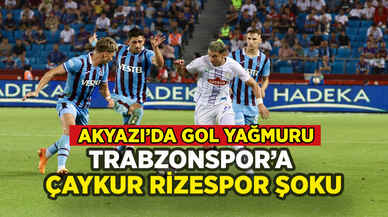 Trabzonspor Çaykur Rizespor'a evinde boyun eğdi