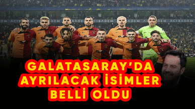 Galatasaray'da takımdan ayrılacak isimler belli oldu